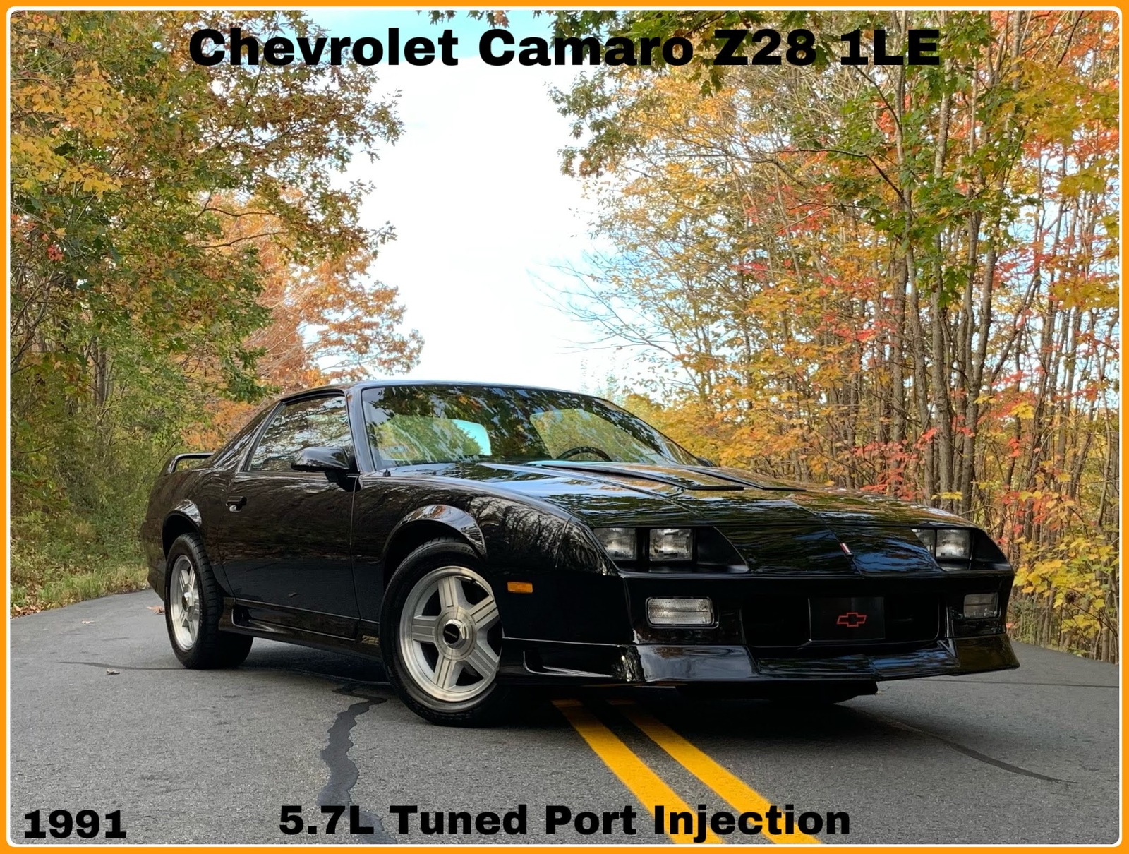 1991 Black Chevrolet Camaro Z28/1LE picture, mods, upgrades
