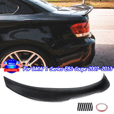 FOR 2007-2013 BMW E82 128i 135i COUPE PSM STYLE CARBON LOOK TRUNK SPOILER WING picture