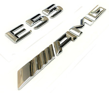 #1 CHROME E55 + AMG FIT MERCEDES REAR TRUNK EMBLEM BADGE NAMEPLATE DECAL NUMBERS picture