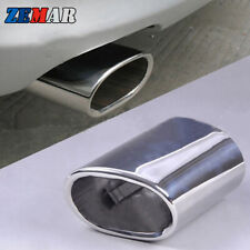 Car Oval Exhaust Tip For BMW E90 E91 E92 E93 318i 318d Tail Muffler Pipe Cover picture