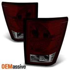 Fit 07-10 Jeep Grand Cherokee Dark Red Tail Lights L+R Side Replacement picture