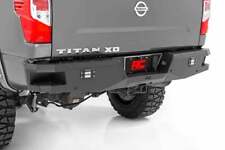 Rough Country Heavy Duty Rear Bumper-Black, for Titan XD; 10781 picture