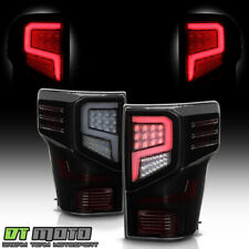For 2016-2021 Titan XD Black Smoked LED Tube Tail Lights Brake Lamps Left+Right picture