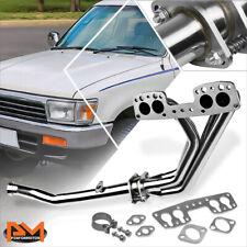 For 90-95 4Runner/Pickup 2WD 2.4L 22R-E Stainless Steel Long Tube Exhaust Header picture