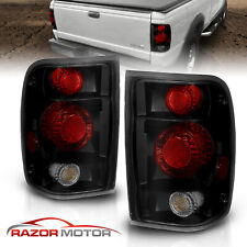For 98-00 Ford Ranger Altezza Euro Style Black Smoke Rear Brake Tail Lights Pair picture