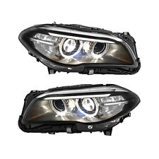 Pair Headlights For 2014-2017 BMW 5 series F10 550i 535i 528i Xenon HID Headlamp picture