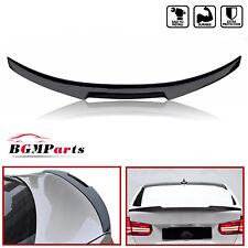 M4-Style Rear Spoiler Wing Piano Black For 2012-2018 BMW F30 3Series M3 4-Door picture