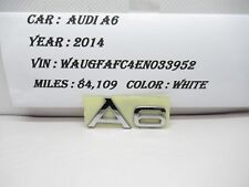 2014 Audi A6 Quattro Trunk Emblem Badge A6 4B0853741C OEM picture