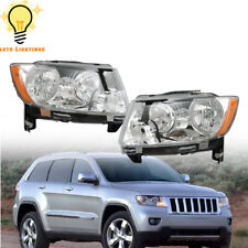 Pair Headlight Headlamp LH&RH For 2011-2013 Jeep Grand Cherokee 11-17 Compass picture