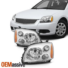 Fit 2004-2012 Mitsubishi Galant Chrome Halogen Type Headlights Lamps Replacement picture