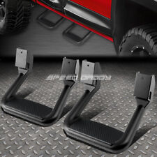 2 Aluminum Side Steps for Chevy GMC Dodge Ford Toyota Pickup Trucks SUVs Black picture