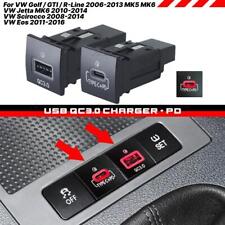 Fast Power USB QC3.0 Charger PD Kit For VW Jetta MK6 Golf 5 Scirocco GTI R-Line picture