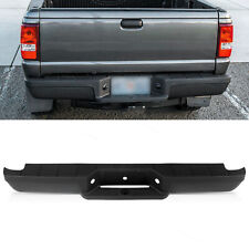 Black Steel Rear Step Bumper Assembly Fits 1993-2011 Ford Ranger w/o Sensor Hole picture