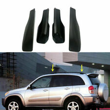 For Toyota RAV4 2001-2005 5-Door Black Top Roof Rack End Cover Shell Replace 4pc picture