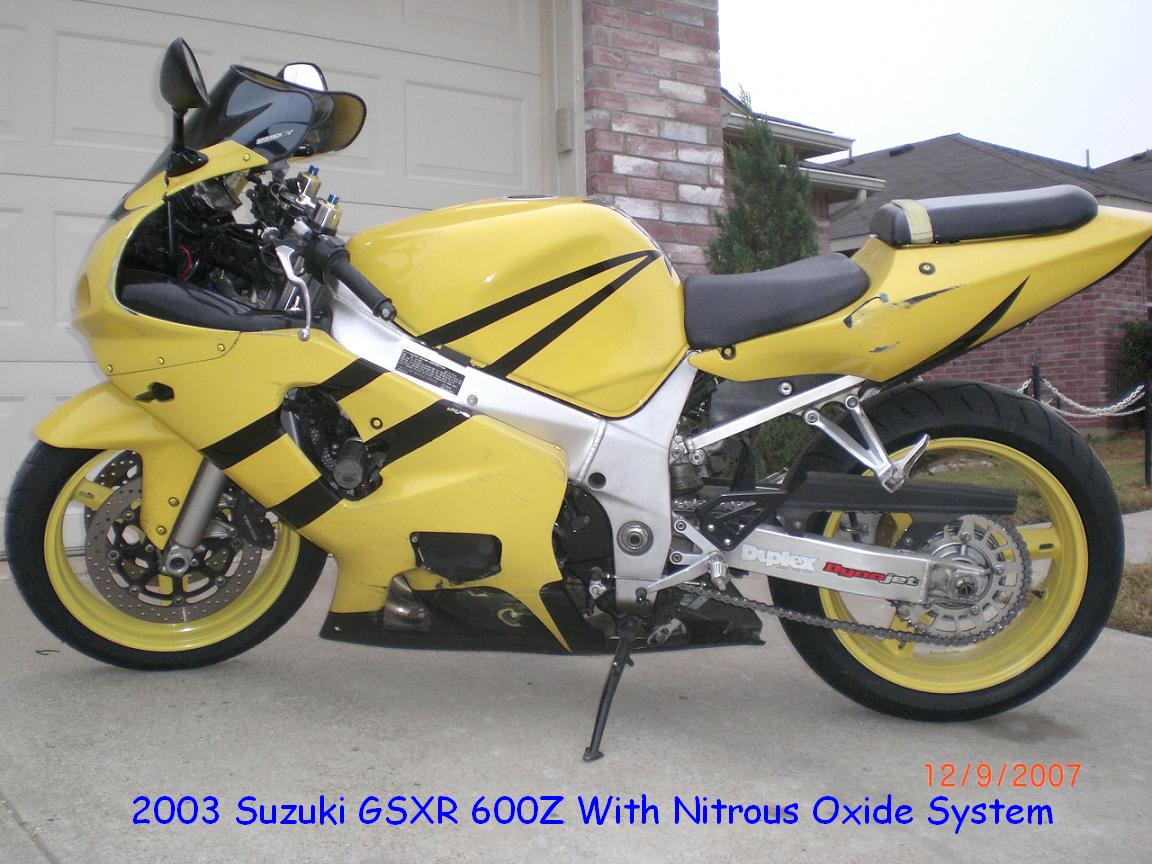 2003  Suzuki GSX-R 600 picture, mods, upgrades