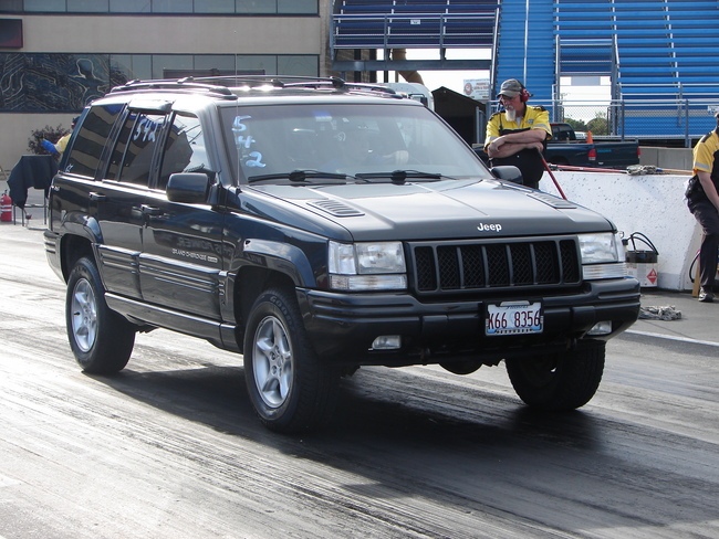 1998 Jeep Grand Cherokee 5.9L Limited 1/4 mile trap speeds
