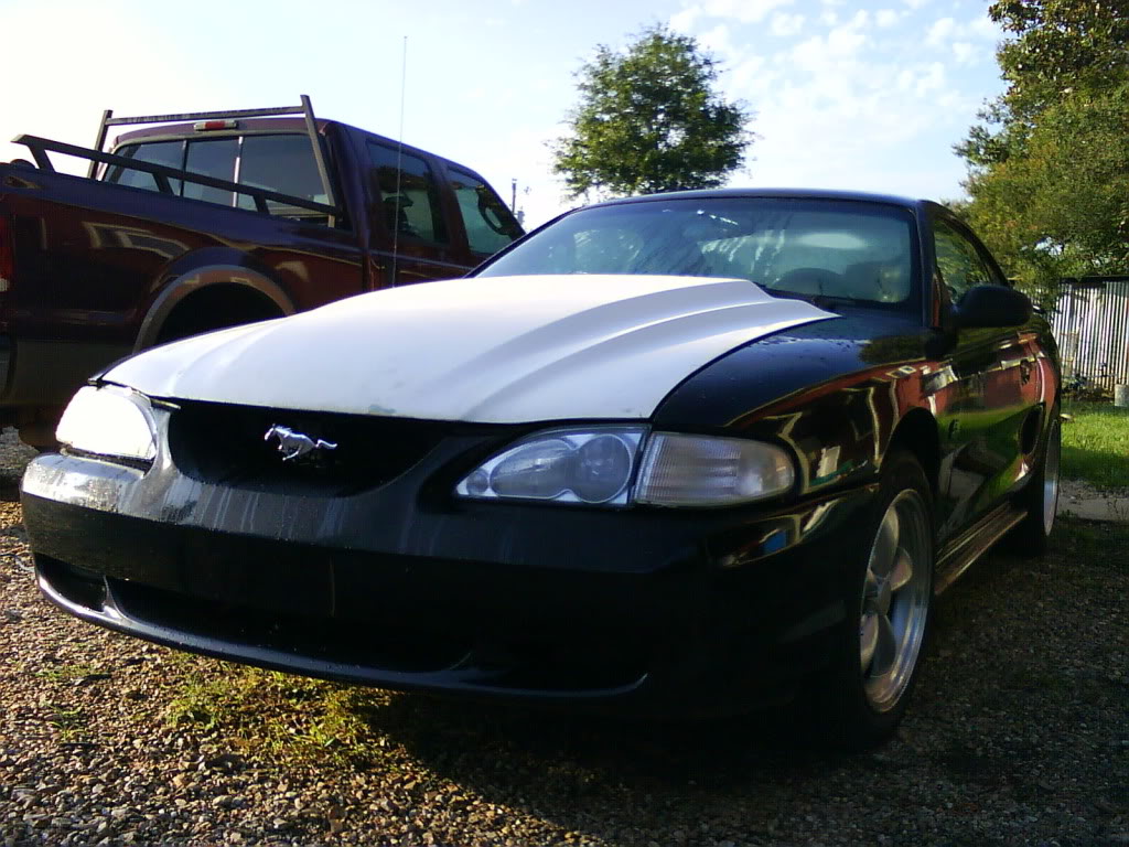 Black 1995 Ford Mustang GT