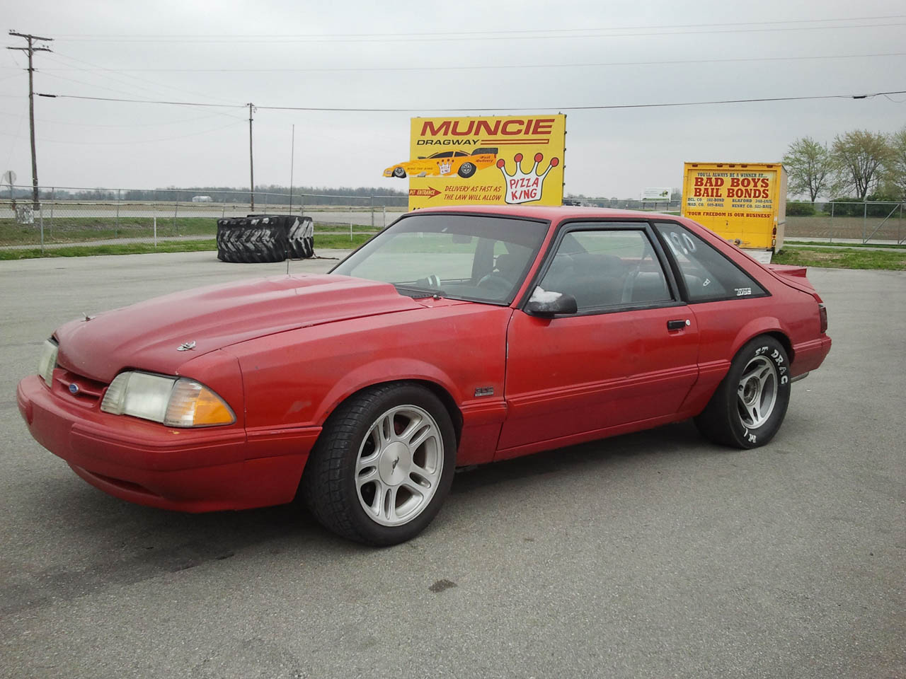 1993 Red Ford Mustang LX 302 picture, mods, upgrades