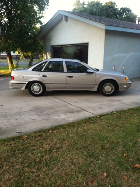 1990 Light Grey Ford Taurus SHO picture, mods, upgrades