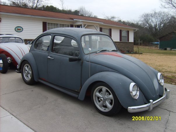 primer grey 1965 Volkswagen Beetle 