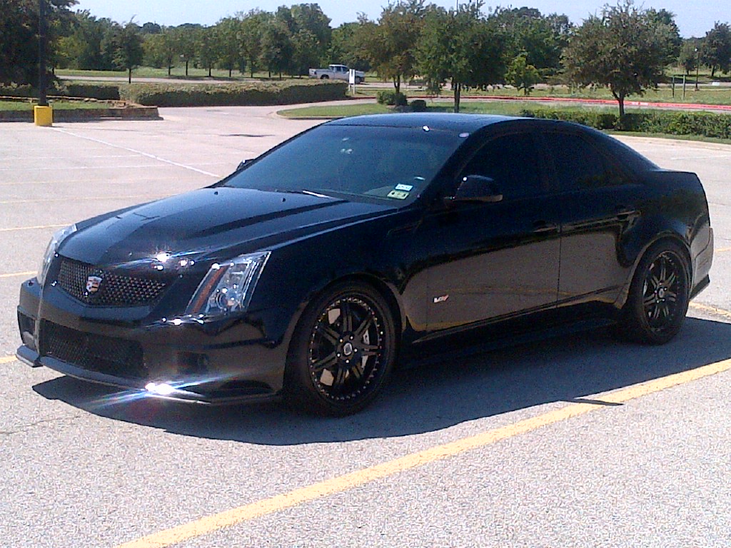 2009 Black Raven Cadillac CTS-V Sedan picture, mods, upgrades