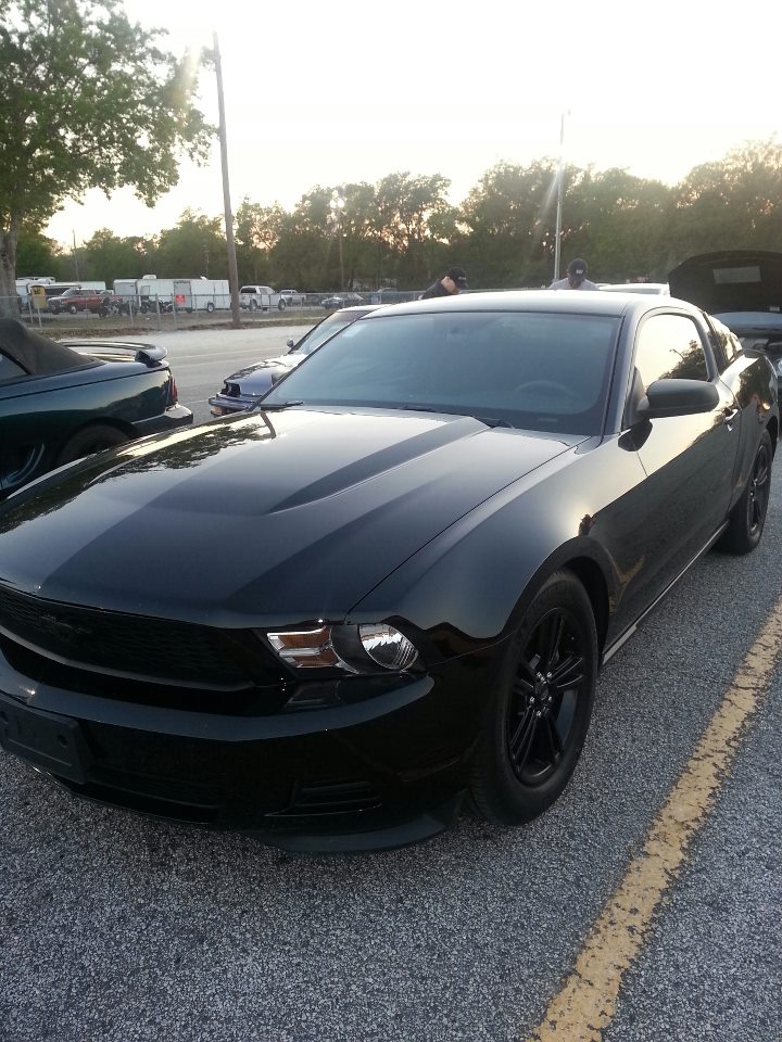 2012 Black Ford Mustang 3.7L NA picture, mods, upgrades