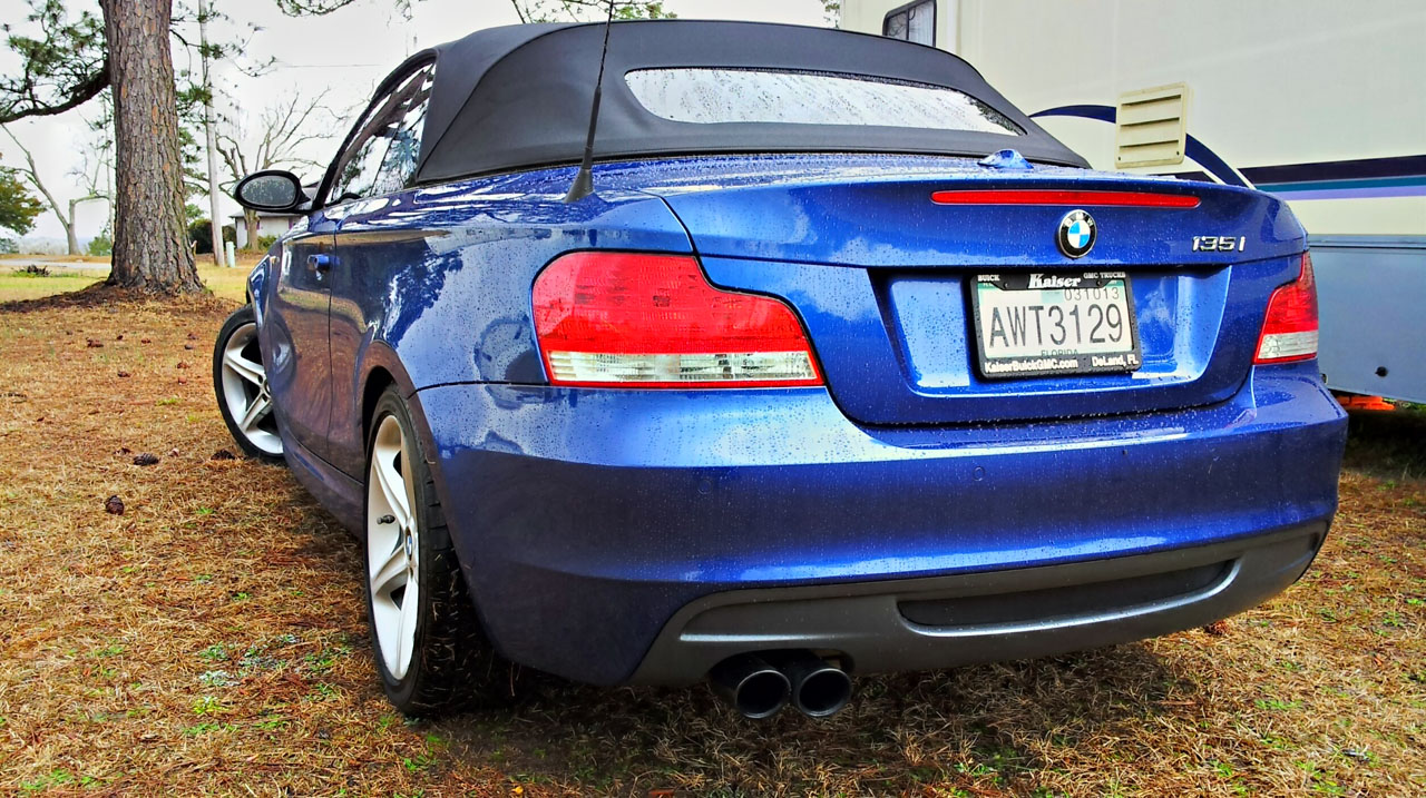 2008 Montego Blue BMW 135i Convt AT JB4 w/E85 mix only picture, mods, upgrades