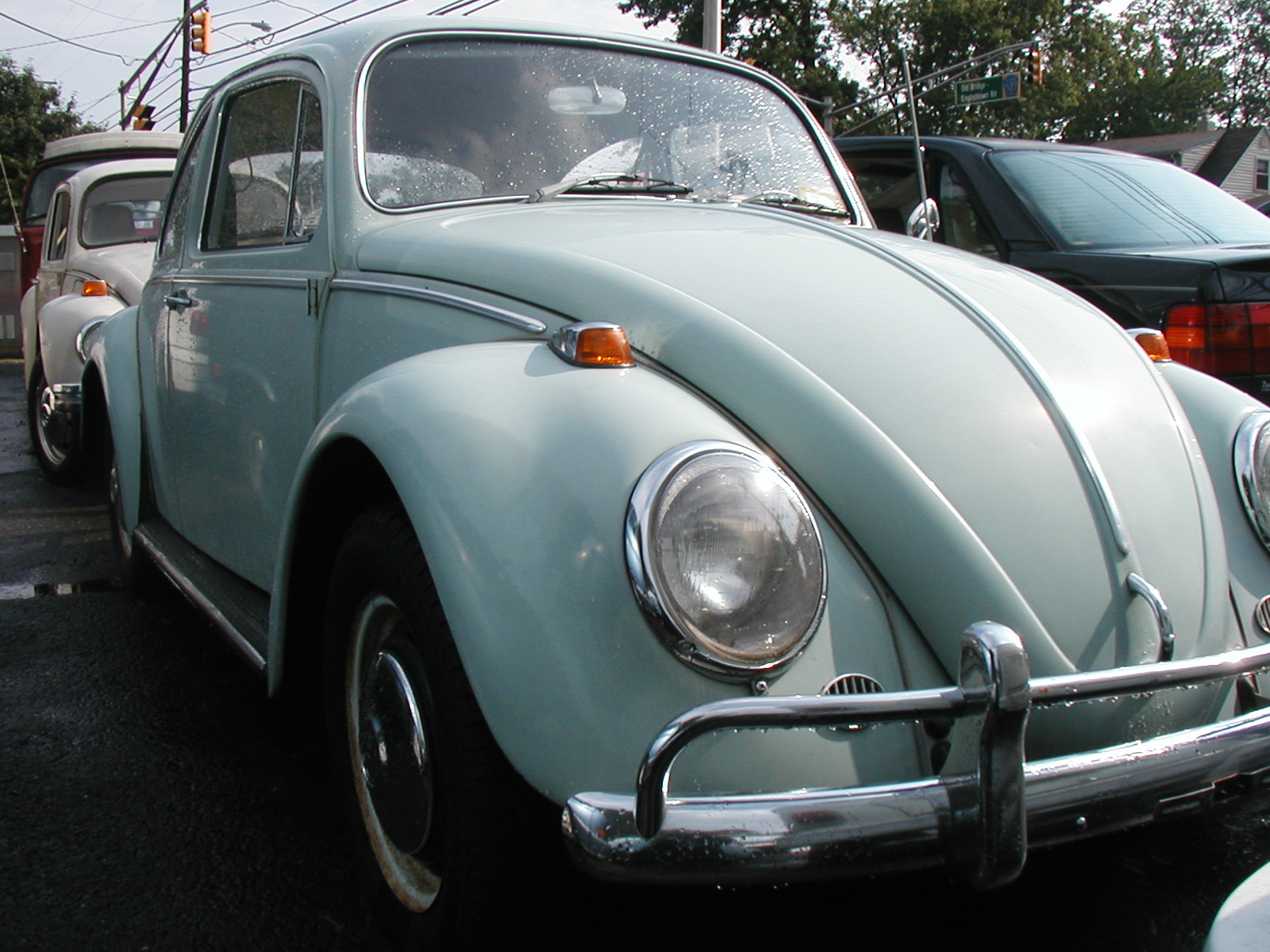 l blue 1966 Volkswagen Beetle 