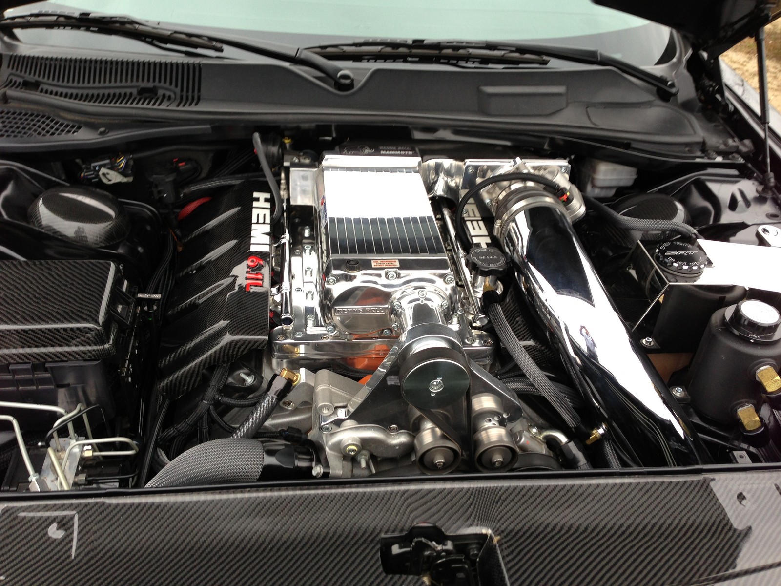 2009 Black Dodge Challenger SRT8 2.8L Kenne Bell picture, mods, upgrades