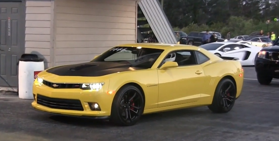 2014 Yellow Chevrolet Camaro SS 1LE picture, mods, upgrades