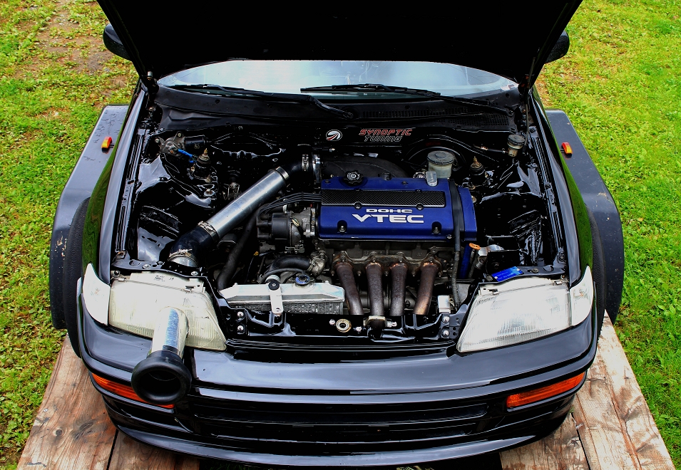 1990 Black Honda Civic CRX Si picture, mods, upgrades