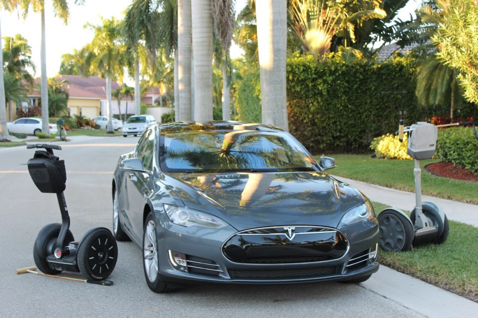 2012 Dolphin Grey Tesla Model S 85 picture, mods, upgrades