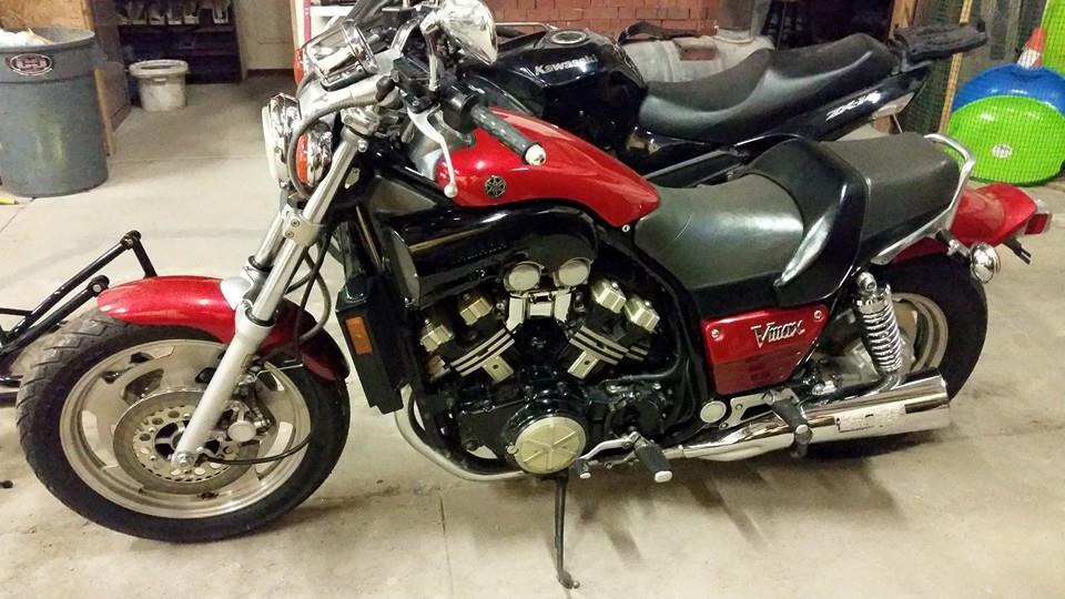 1988 Red Yamaha V Max  picture, mods, upgrades