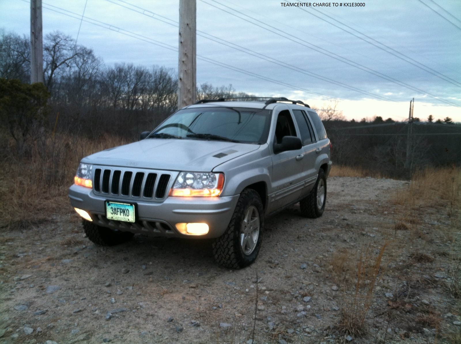 2003 sliver Jeep Grand Cherokee limited picture, mods, upgrades