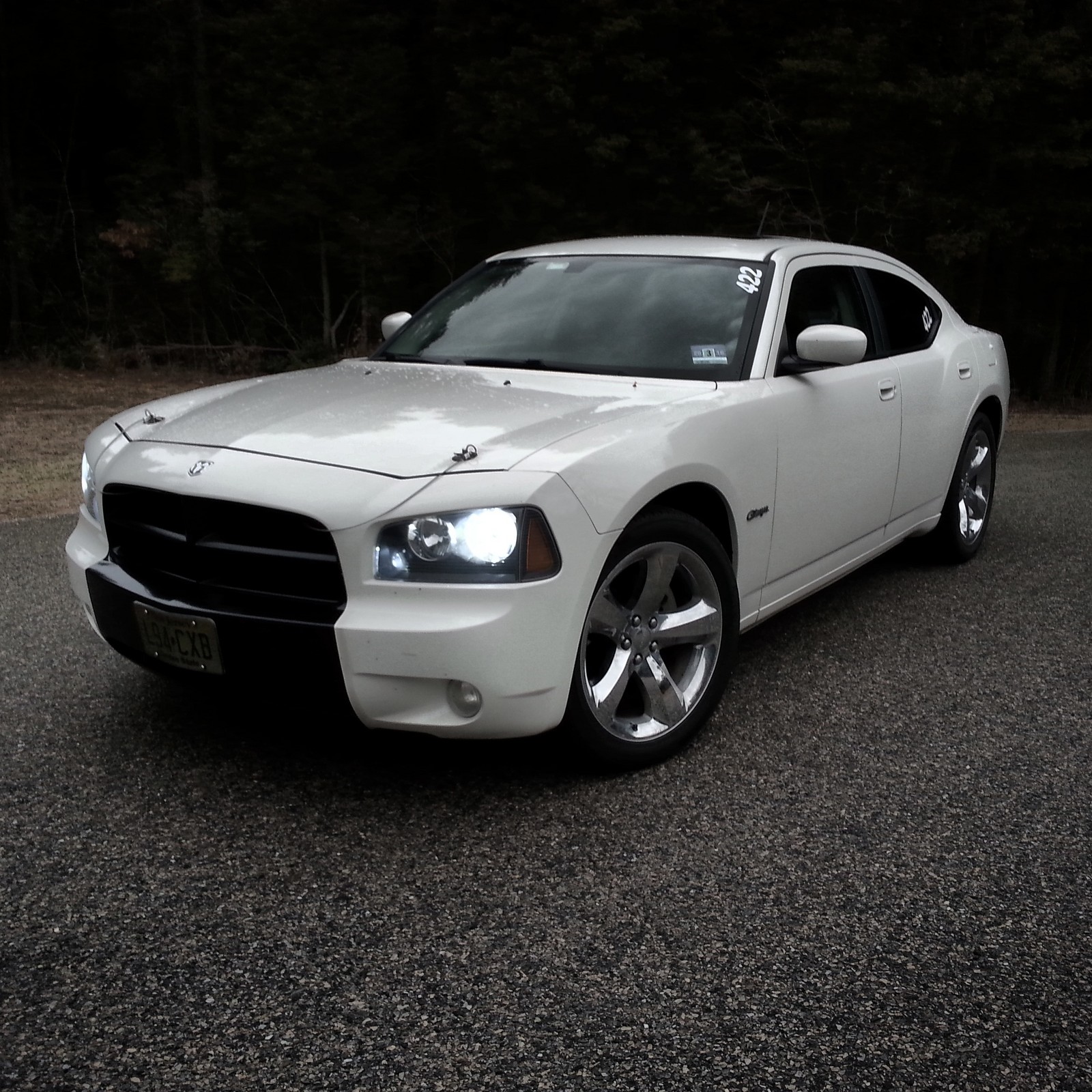 Stone White 2008 Dodge Charger RT