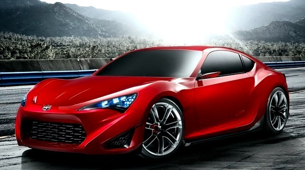 RED 2015 Scion FR-S COUPE