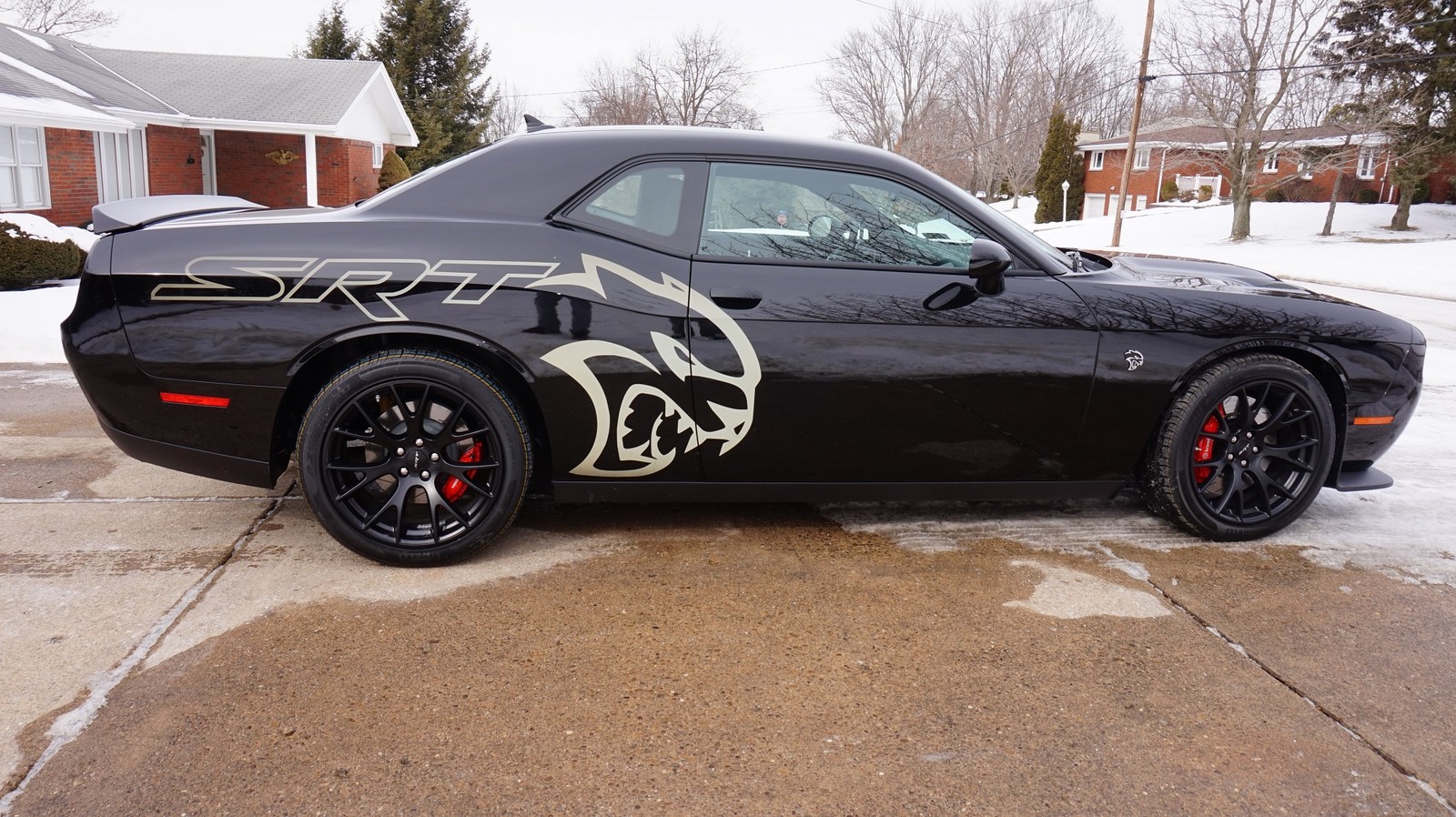 Pitch Black 2015 Dodge Challenger Hellcat 