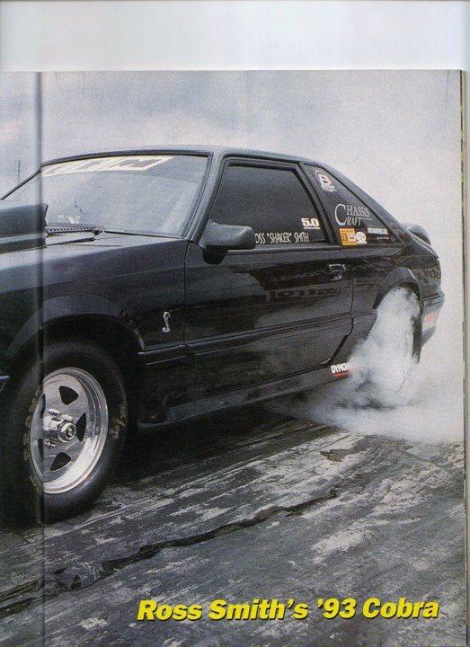Black 1993 Ford Mustang Cobra
