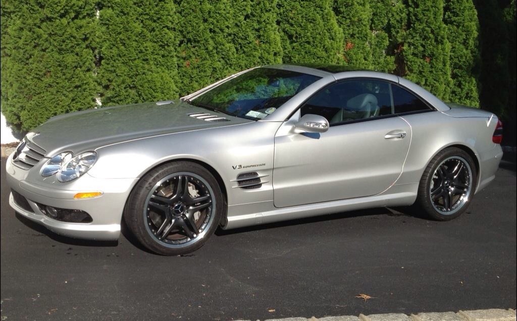 2003 Silver Mercedes-Benz SL55 AMG Convertible  picture, mods, upgrades