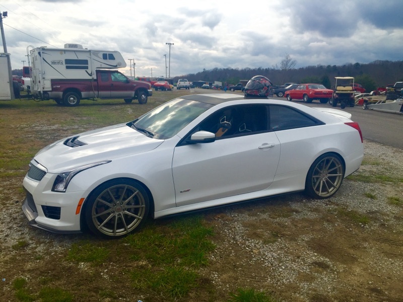 2016 White Cadillac ATS V Series picture, mods, upgrades
