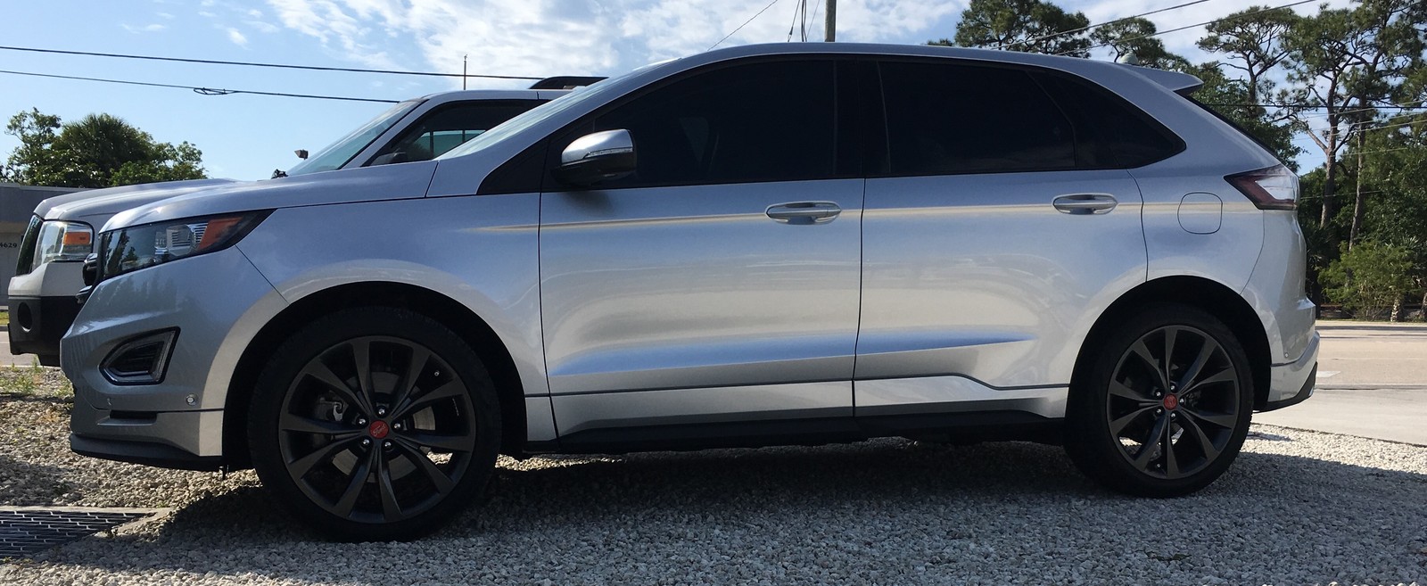 2015 Silver Ford Edge Sport Ecoboost FWD picture, mods, upgrades