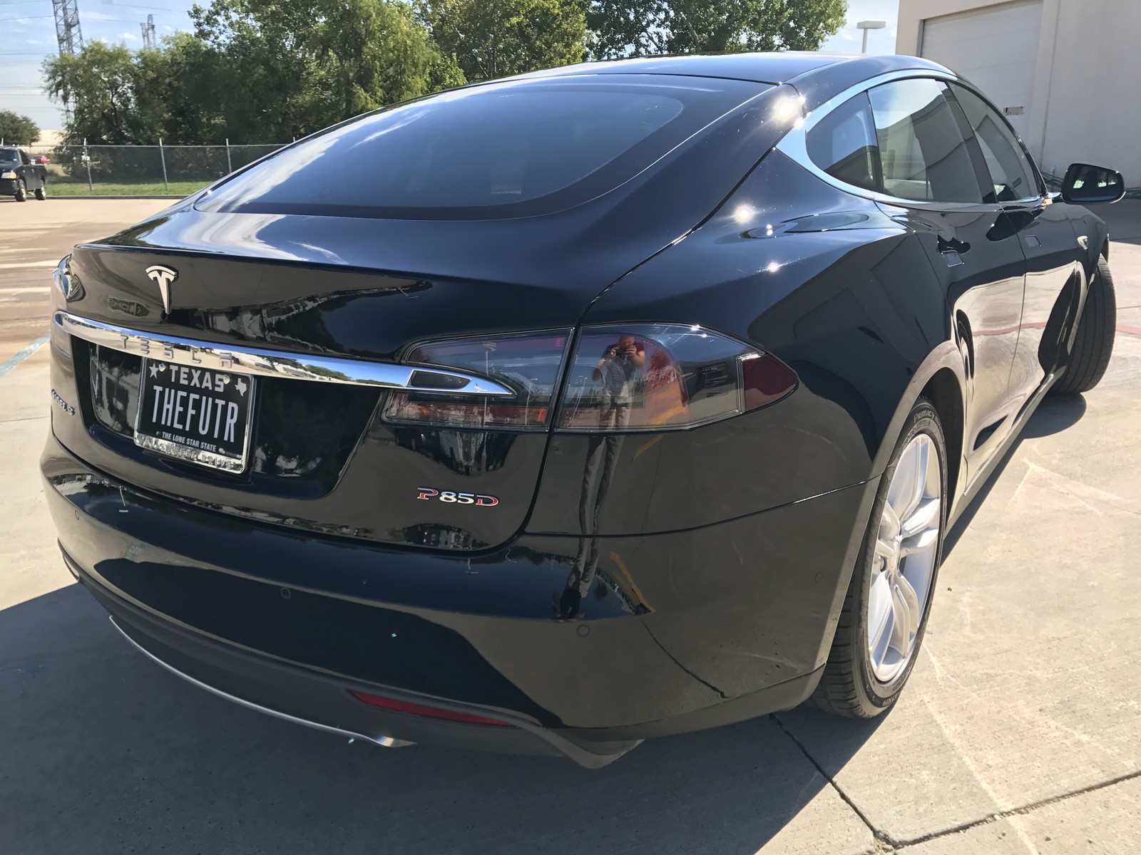 Black 2015 Tesla Model S P85D