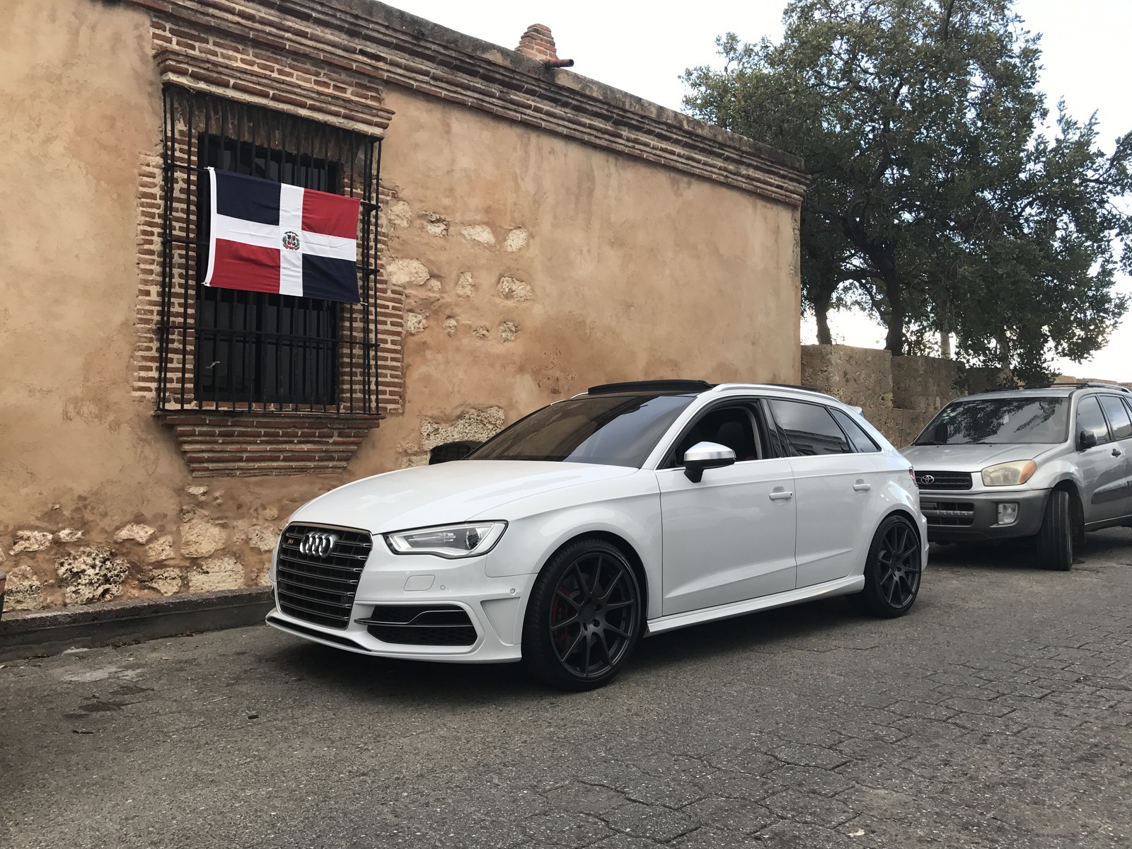 White 2015 Audi S3 