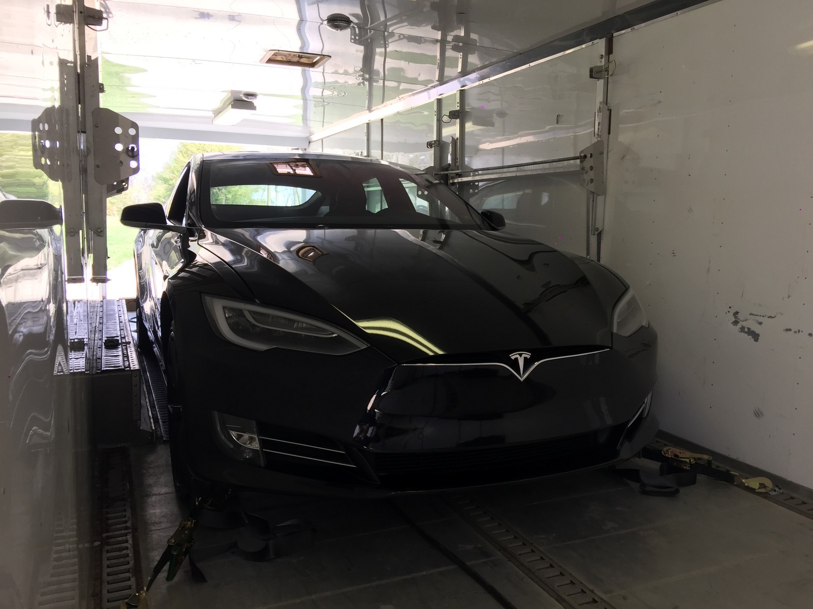 Black 2016 Tesla Model S P100D Ludicrous Plus