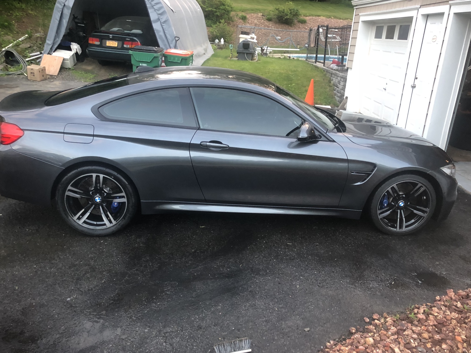 Mineral gray 2015 BMW M4 