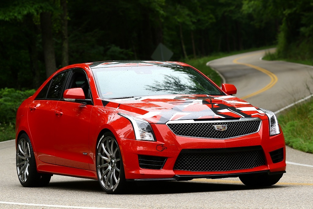 2016 Pull Me Over Red Cadillac ATS-V Sedan picture, mods, upgrades
