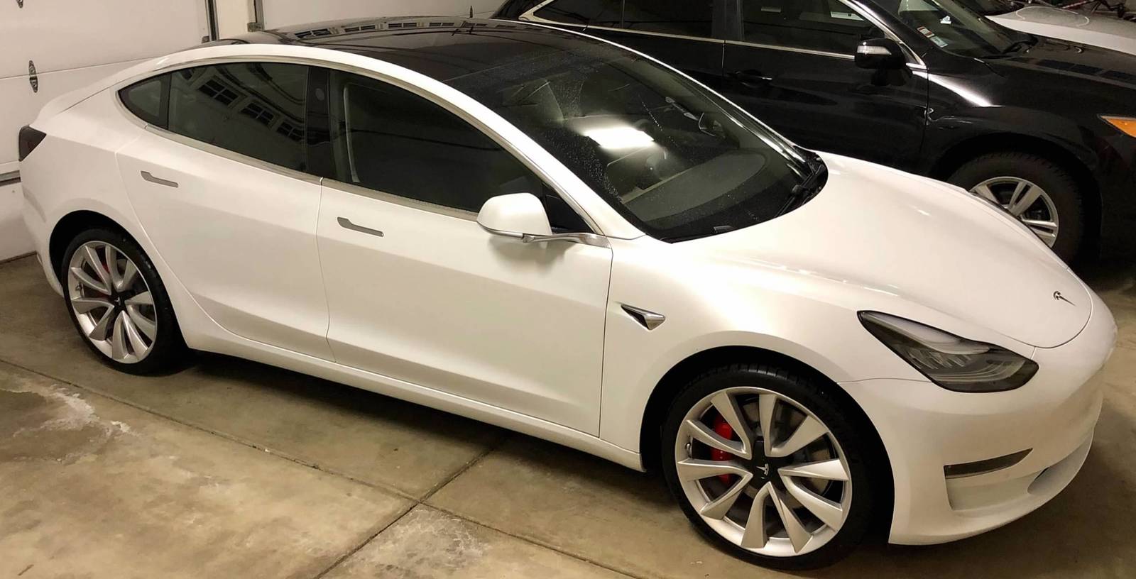 2018 White Tesla Model 3 Performance picture, mods, upgrades