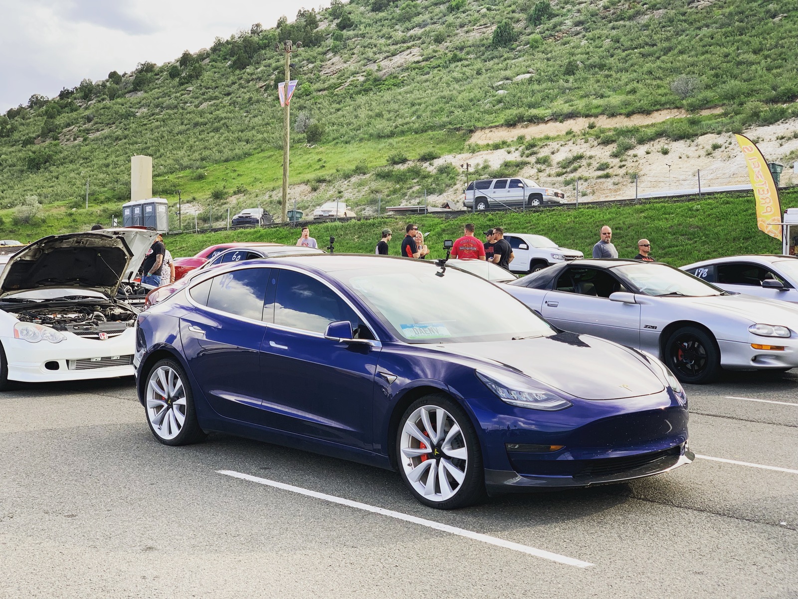 2018 Deep Blue Metallic Tesla Model 3 Performance picture, mods, upgrades