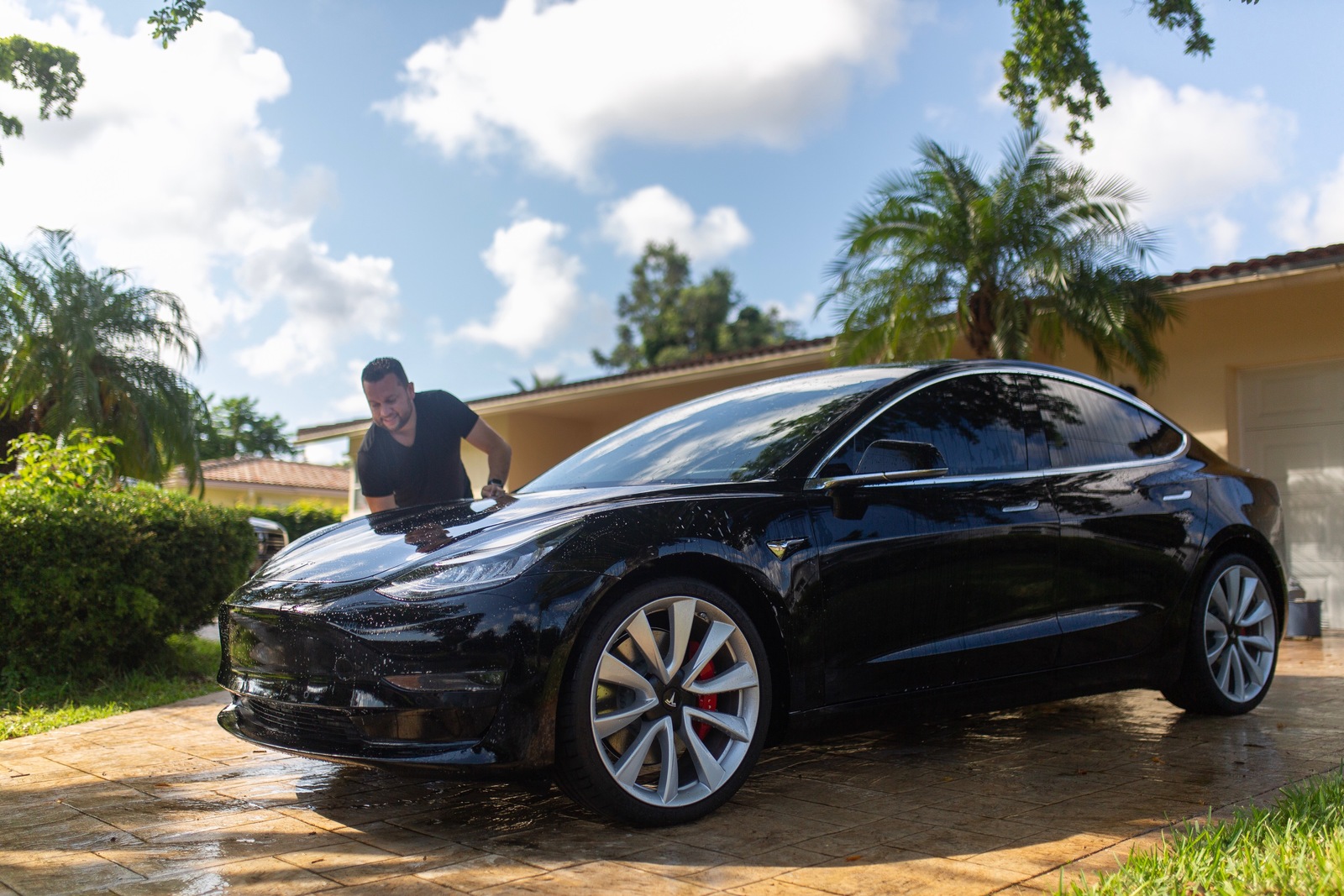 2019 Black Tesla Model 3 Performance picture, mods, upgrades