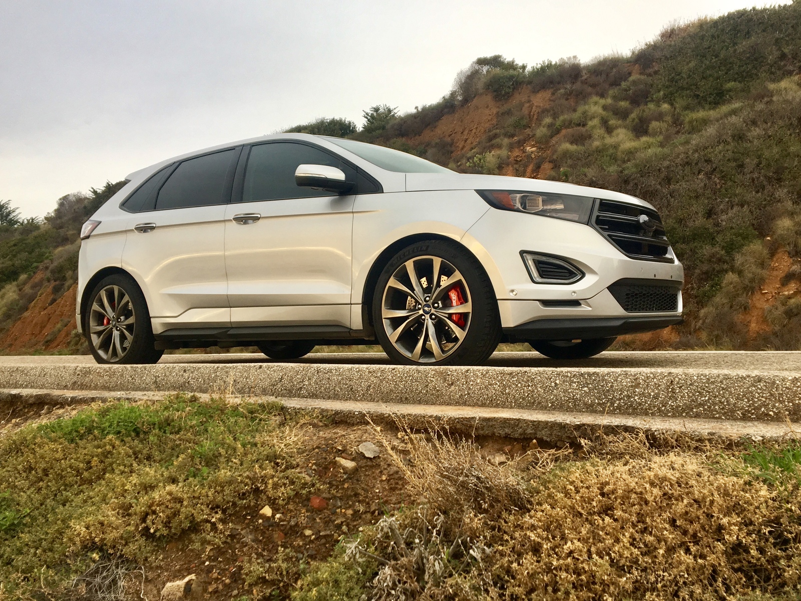2016 Silver Ford Edge Edge Sport AWD picture, mods, upgrades